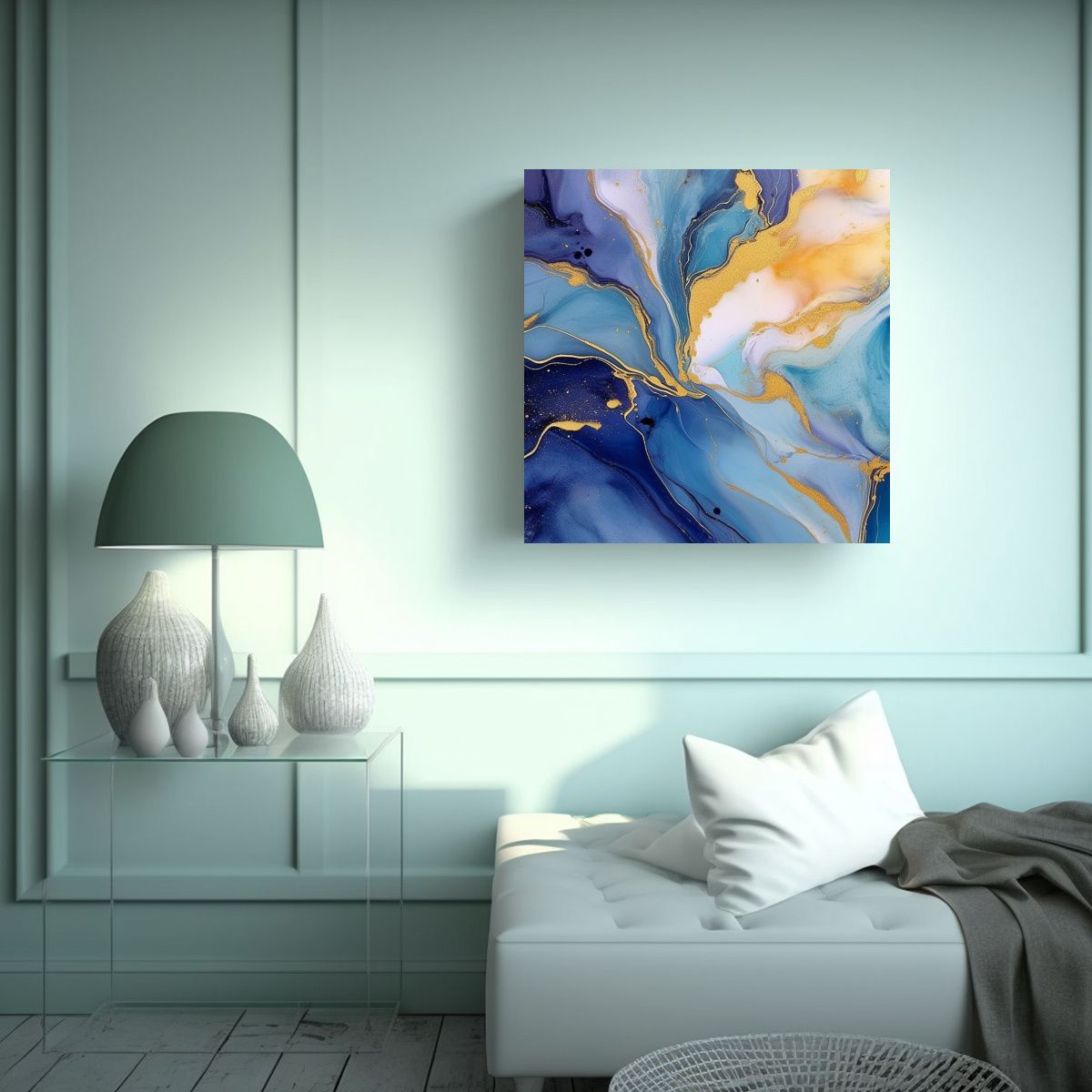 GENERICO - Pintura Decorativa Moderna E Innovadora En Primer 80x80 Cm