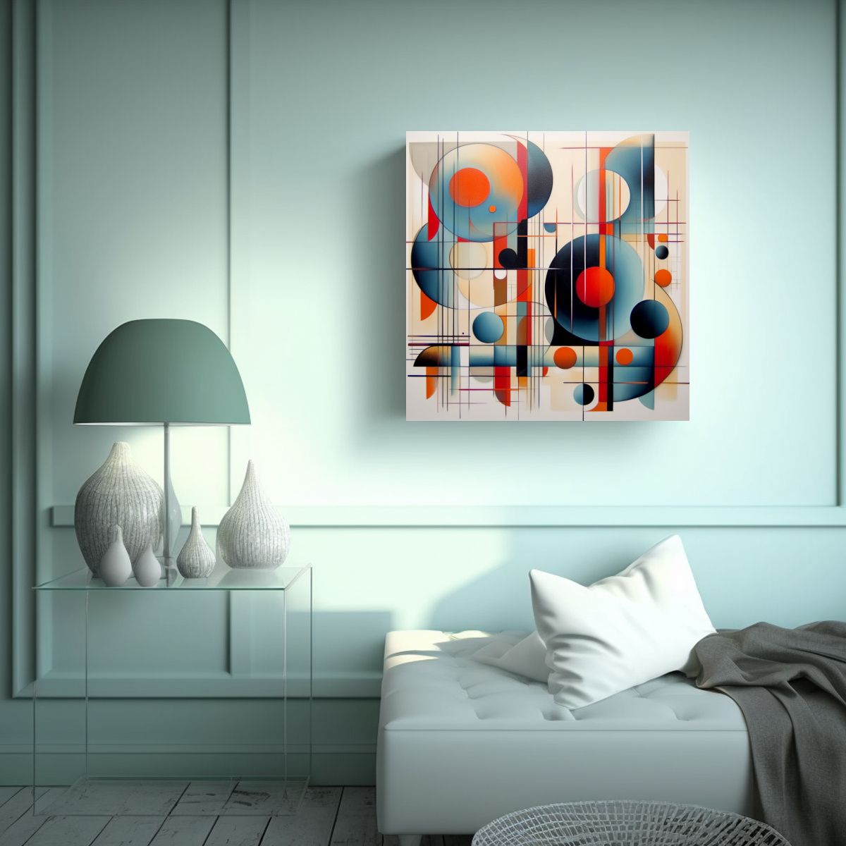 GENERICO - Cuadro De Decoración Elegante Y Cálido 50x50 Cm