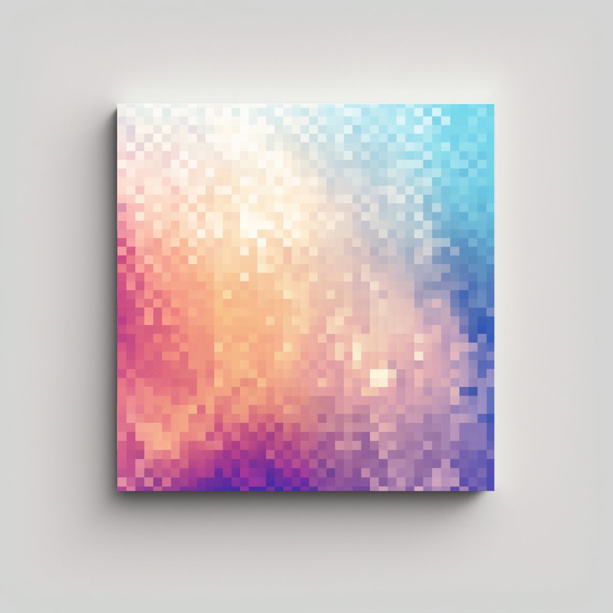 GENERICO - Composición Fotografía Salón Fondo Píxel 60x60 Cm