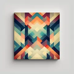 GENERICO - Fondo De Página Completo Con Patrón Geométrico 50x50 Cm