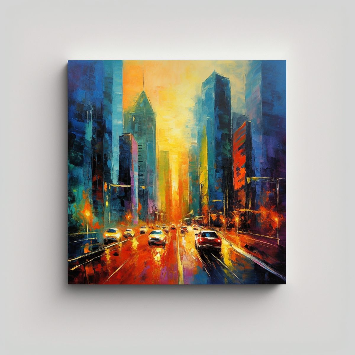 GENERICO - Pinturas Decorativas Arte Finas Lineas Clasico: 70x70 Cm
