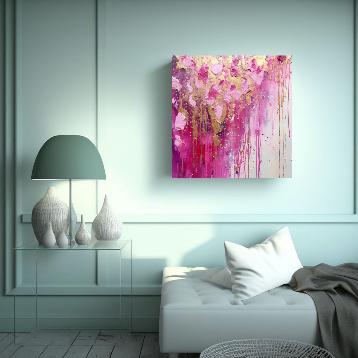 GENERICO - Fondo Abstracto Estilo Brillantina Para 80x80 Cm