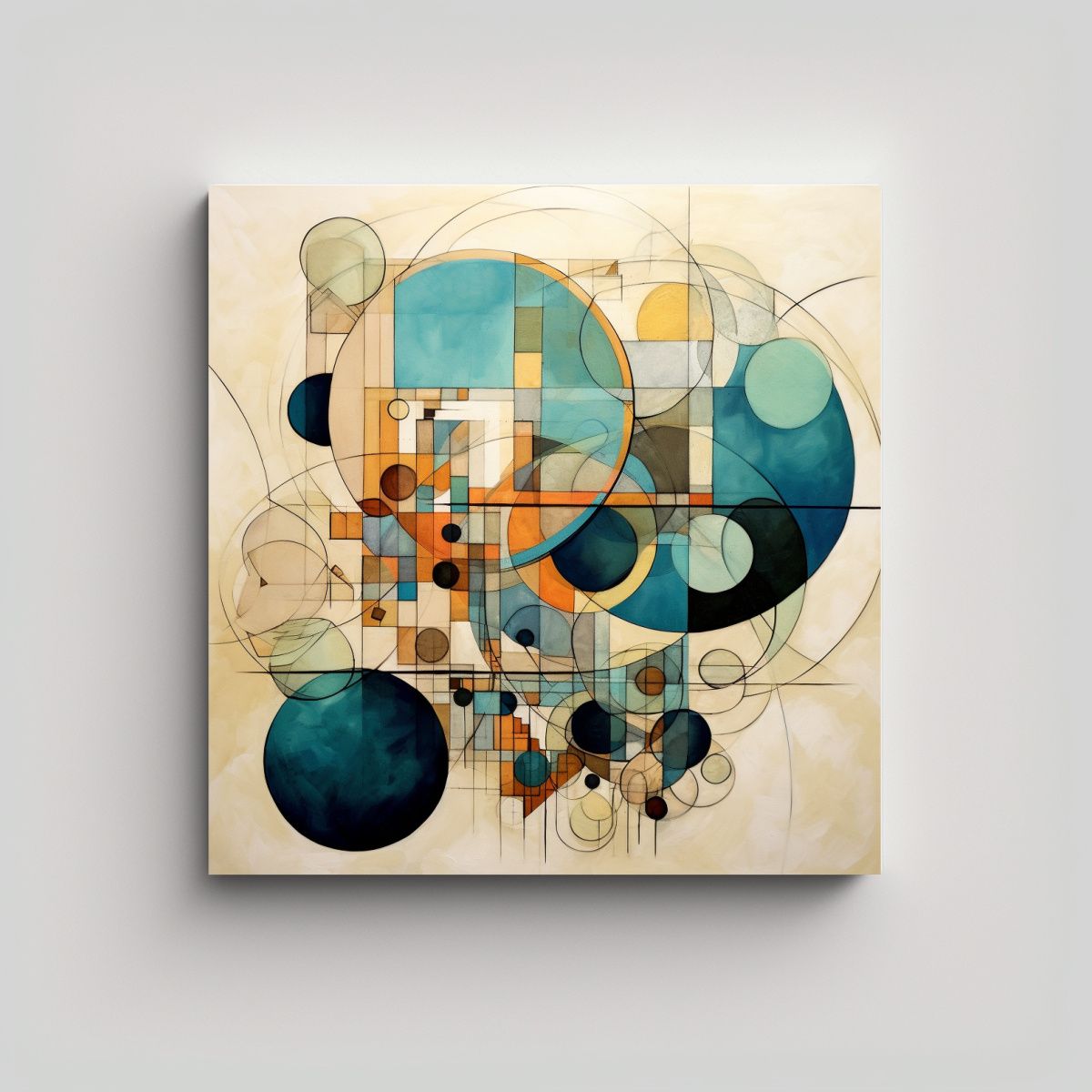 GENERICO - Pintura De Pared Expresiva Y Sin Color Con 60x60 Cm