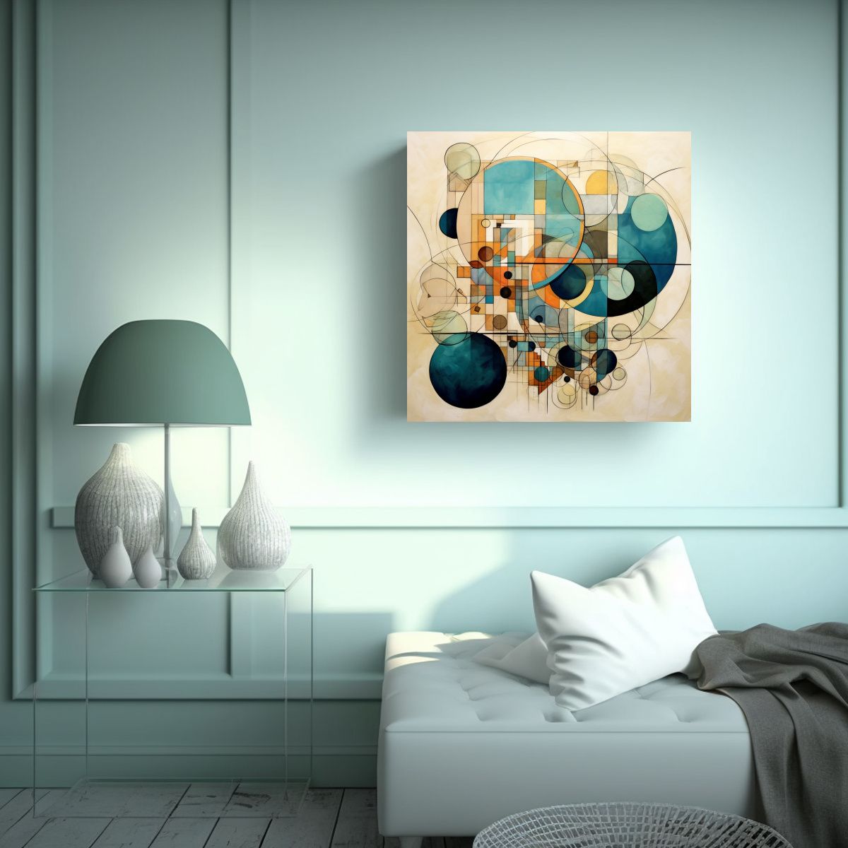 GENERICO - Pintura De Pared Expresiva Y Sin Color Con 60x60 Cm