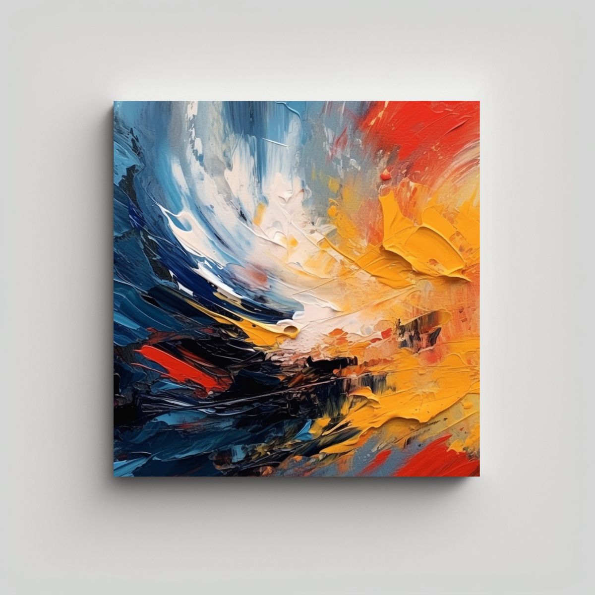 GENERICO - Pinturas Decorativas Con Líneas Finas De Alta 80x80 Cm.
