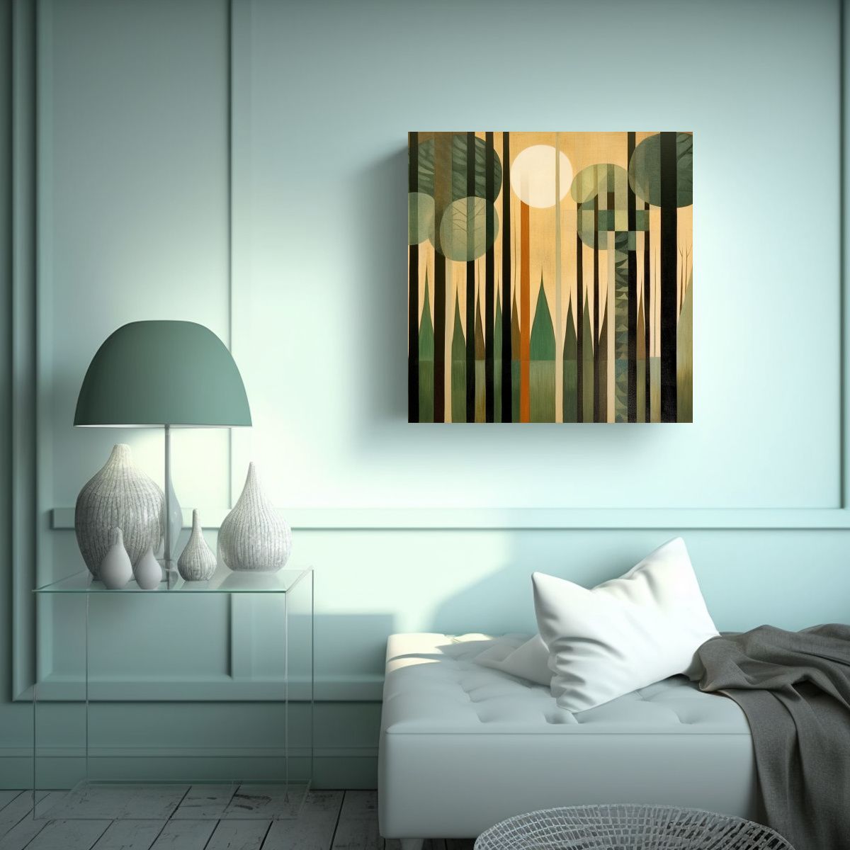 GENERICO - Cuadro Estilo Galería: Efecto Visual 85 80x80 Cm