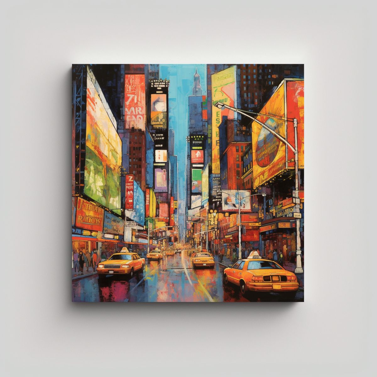 GENERICO - Cuadro Nuevo York: Esencia De La Ciudad En Alta 70x70 Cm.