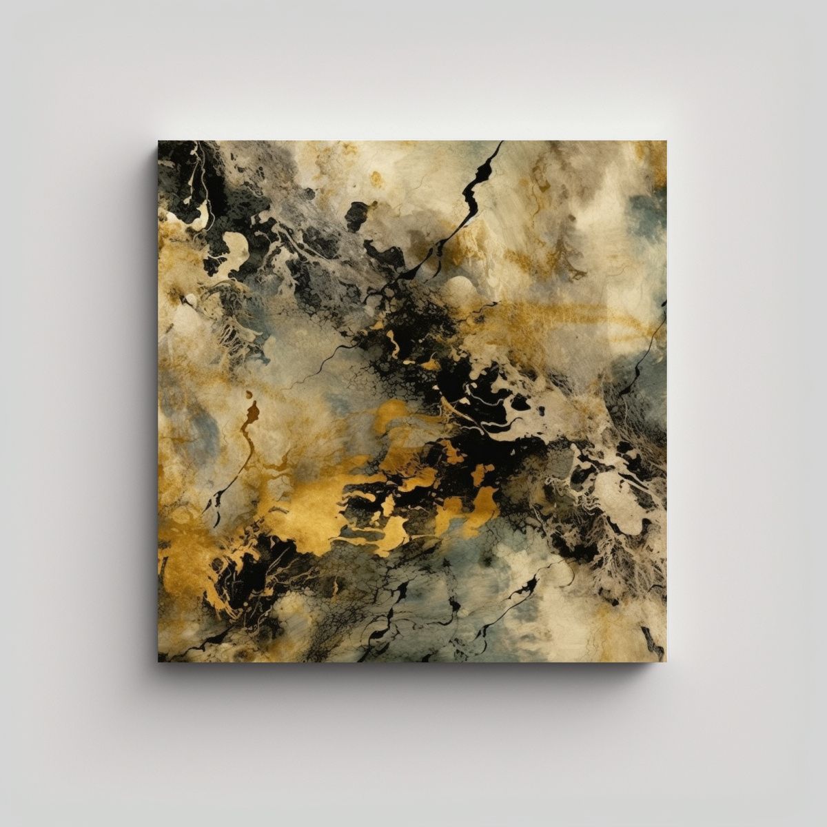 GENERICO - Pintura Decorativa Canva Forma Ambiente Con 50x50 Cm