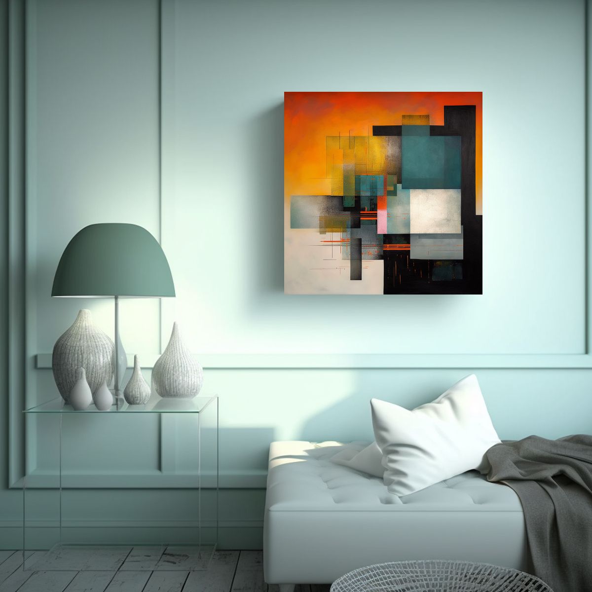 GENERICO - Pinturas Decorativas Abstractas De Temática 50x50 Cm