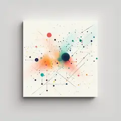 GENERICO - Pinturas Decorativas En Bastidor Con Elegante 60x60 Cm