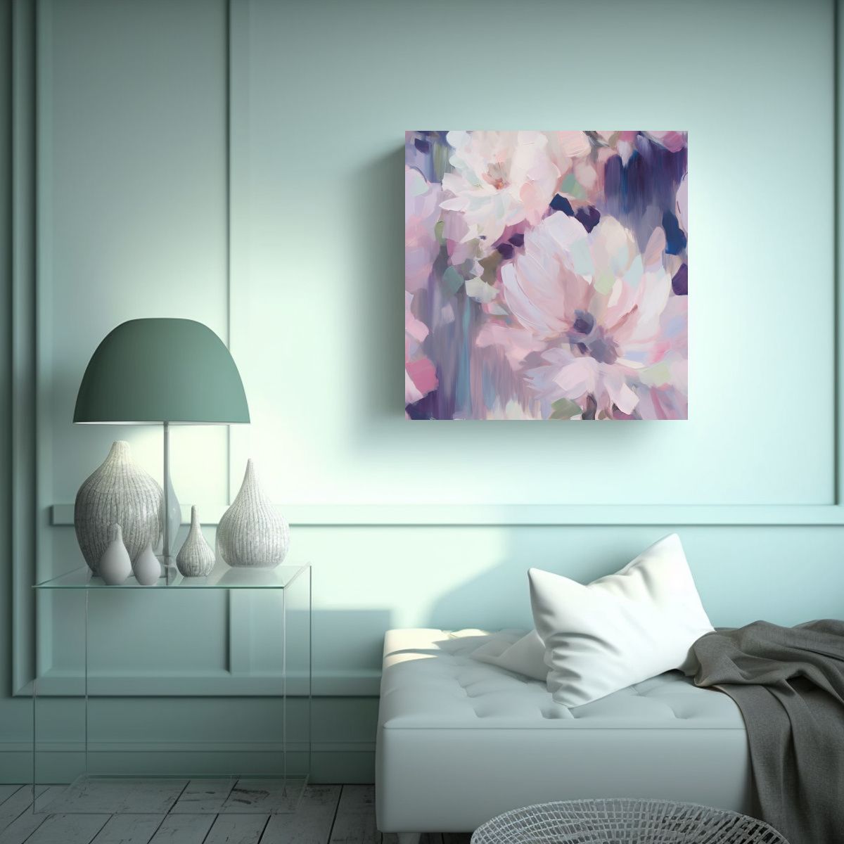 GENERICO - Pintura Impresa De Intensidad Bowerss: Adéntrate 70x70 Cm