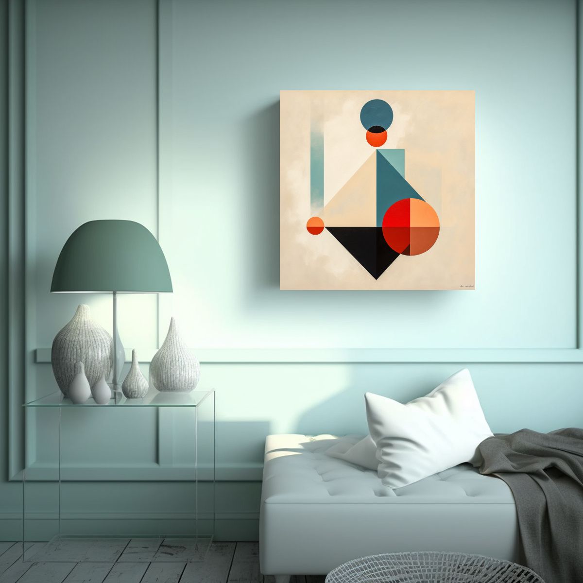 GENERICO - Pinturas Decorativas De Representación De F Con 70x70 Cm