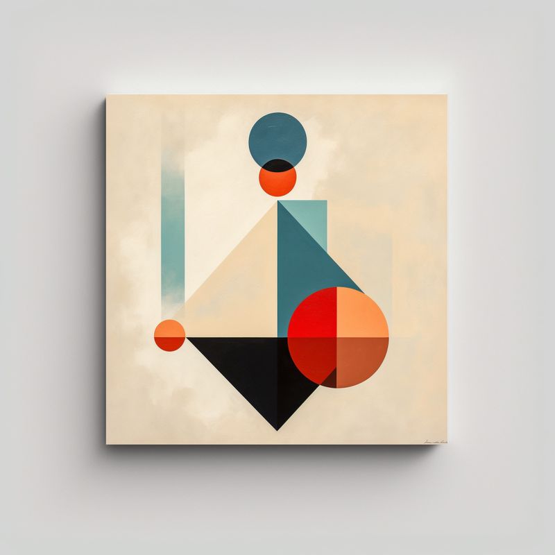 GENERICO - Pinturas Decorativas De Representación De F Con 60x60 Cm