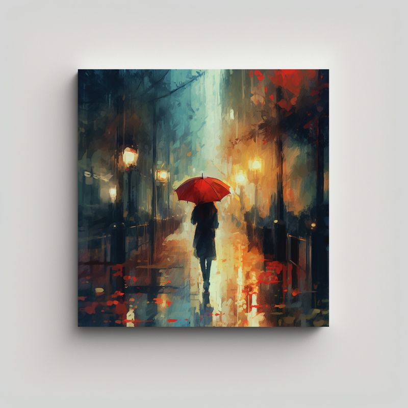 GENERICO - Pinturas Decorativas Intrincadas De Impresionismo 90x90 Cm