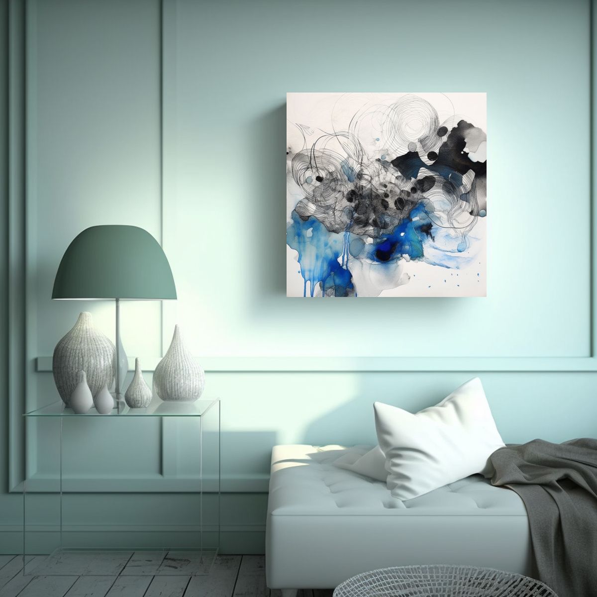 GENERICO - Composición Equilibrada De Decoración Para 80x80 Cm