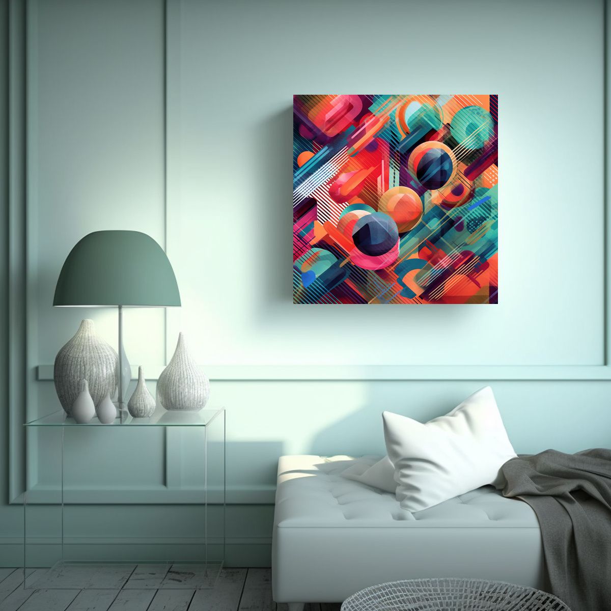 GENERICO - Pinturas Decorativas De Arte Tela Sublimada Con 60x60 Cm