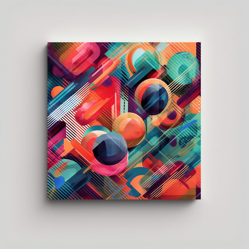 GENERICO - Pinturas Decorativas De Arte Tela Sublimada Con 50x50 Cm