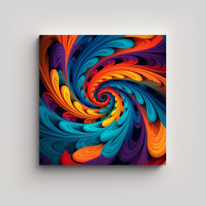 GENERICO - Pinturas Decorativas De Ambiente Con Finas 60x60 Cm