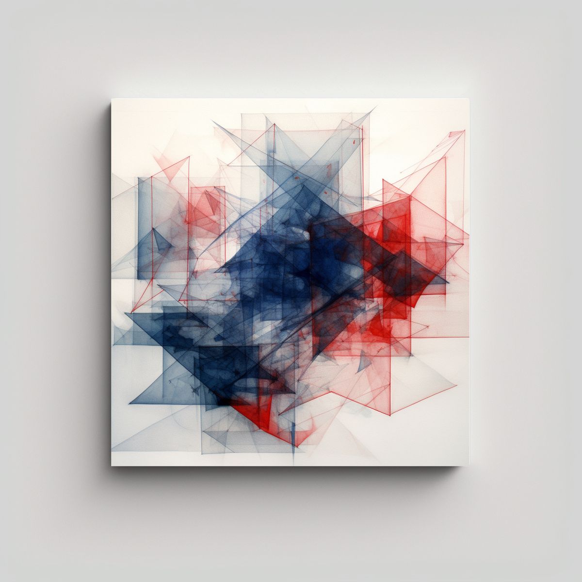 GENERICO - Tela En Bastidor Tonos Elegancia Dibujos 70x70 Cm