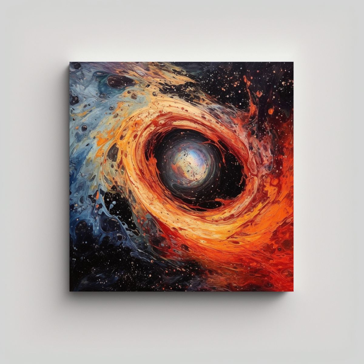 GENERICO - Cuadro Decorativo Arte Expresión Alegría Con 70x70 Cm