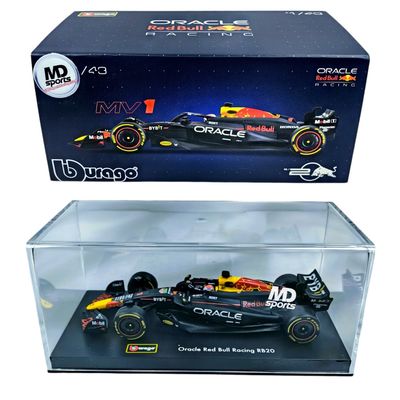 Imagen 2 del producto Auto F1 RedBull RB20 2024 Max Verstappen Caja Acrilica 1:43