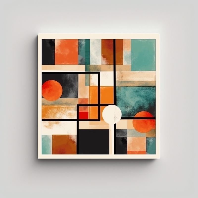 GENERICO - Arte De Pared Fotografía Textura Padrón: Cuadro 70x70 Cm