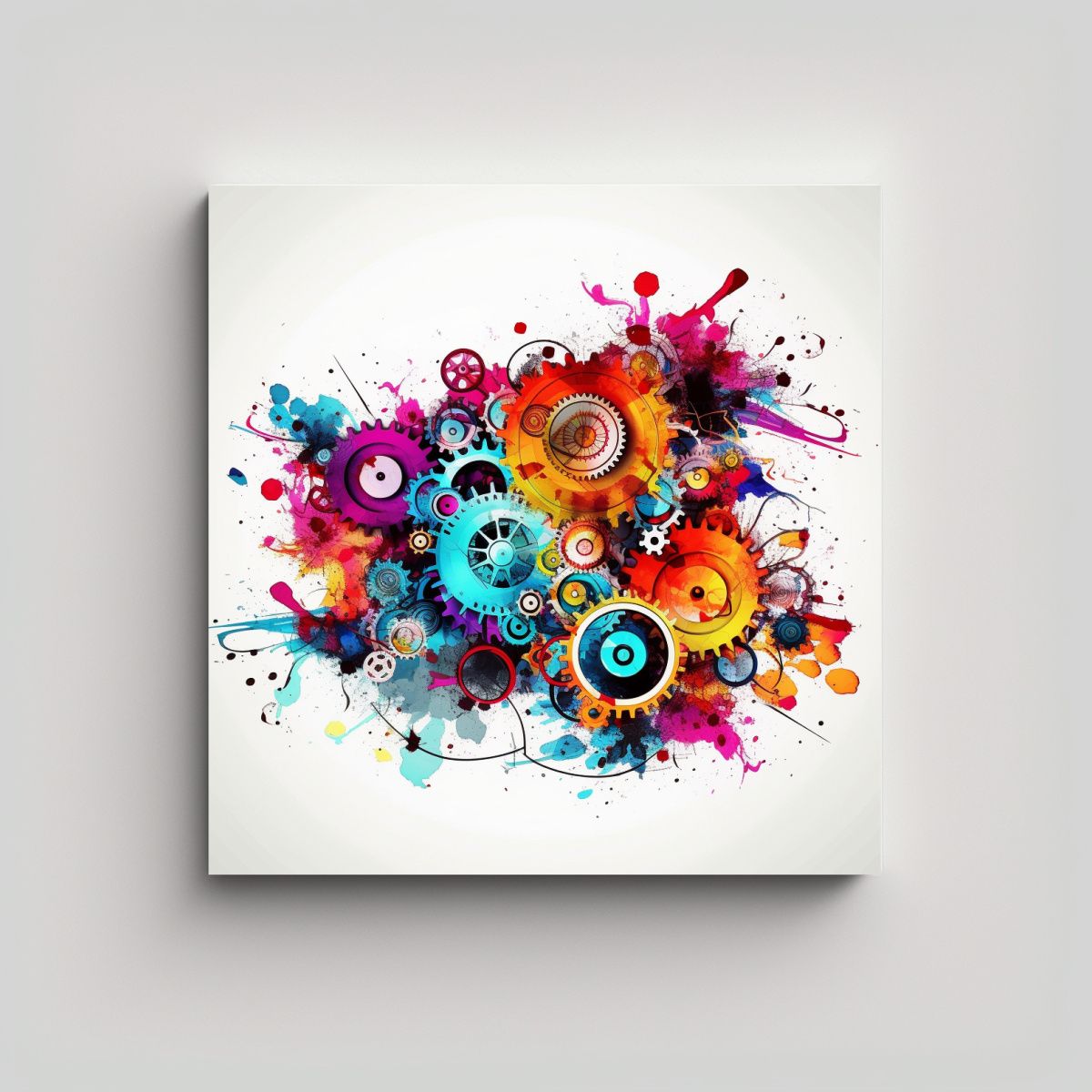 GENERICO - Pintura De Arte De Pared Creativa Para Salón 80x80 Cm