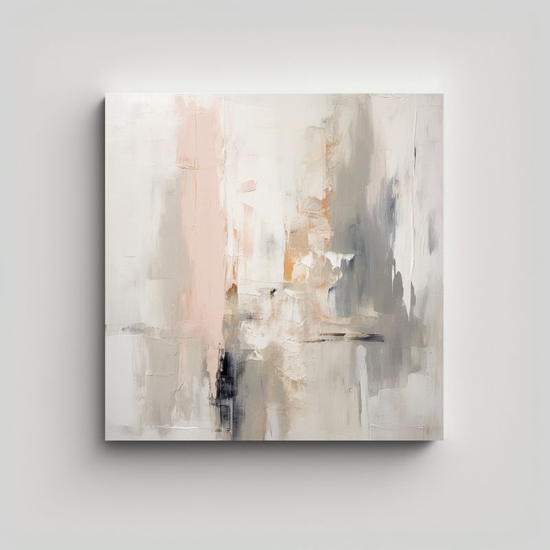 GENERICO - Arte De Pared Decoración Baño Abstracto 70x70 Cm