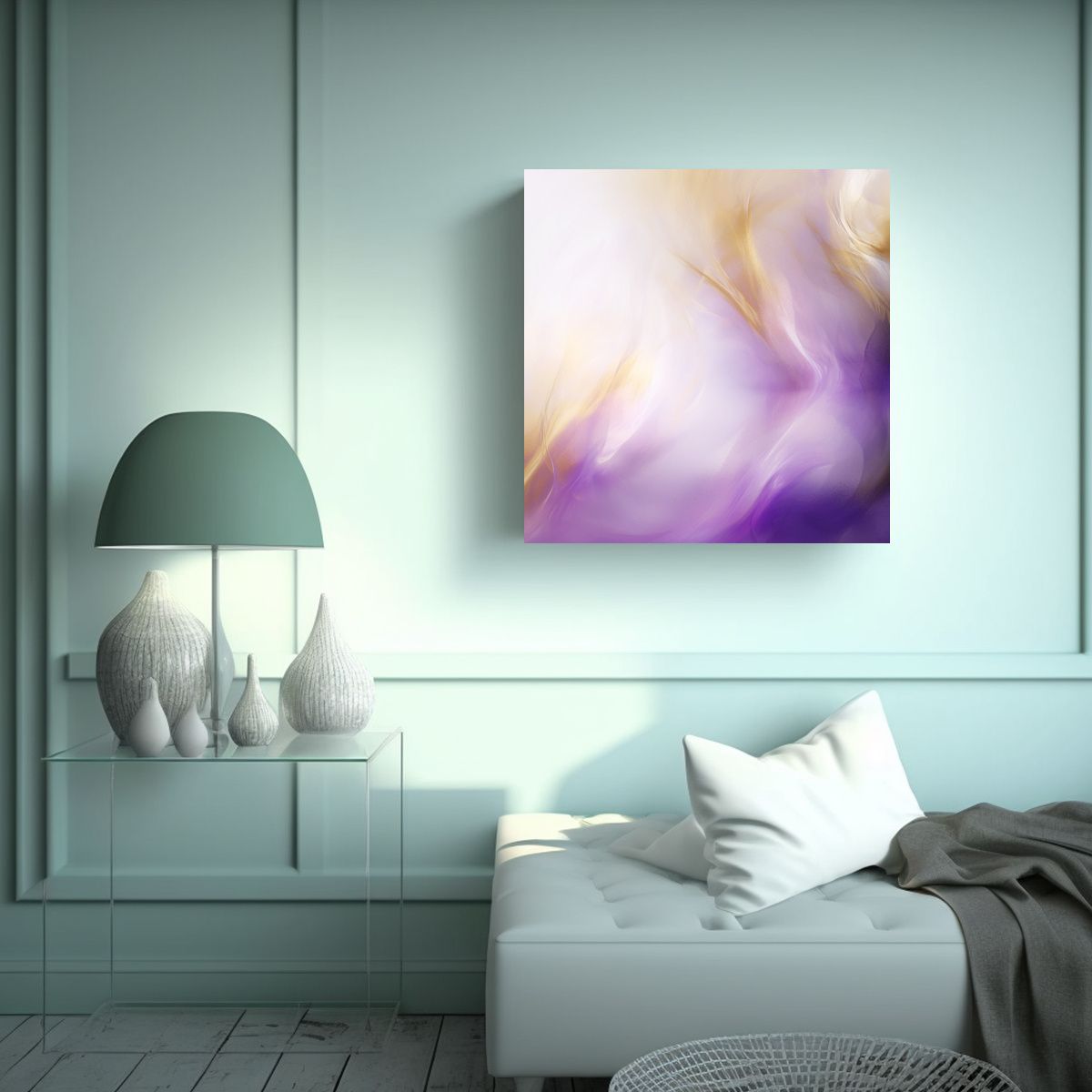GENERICO - Pinturas De Decoración Con Fondo Borroso 70x70 Cm.