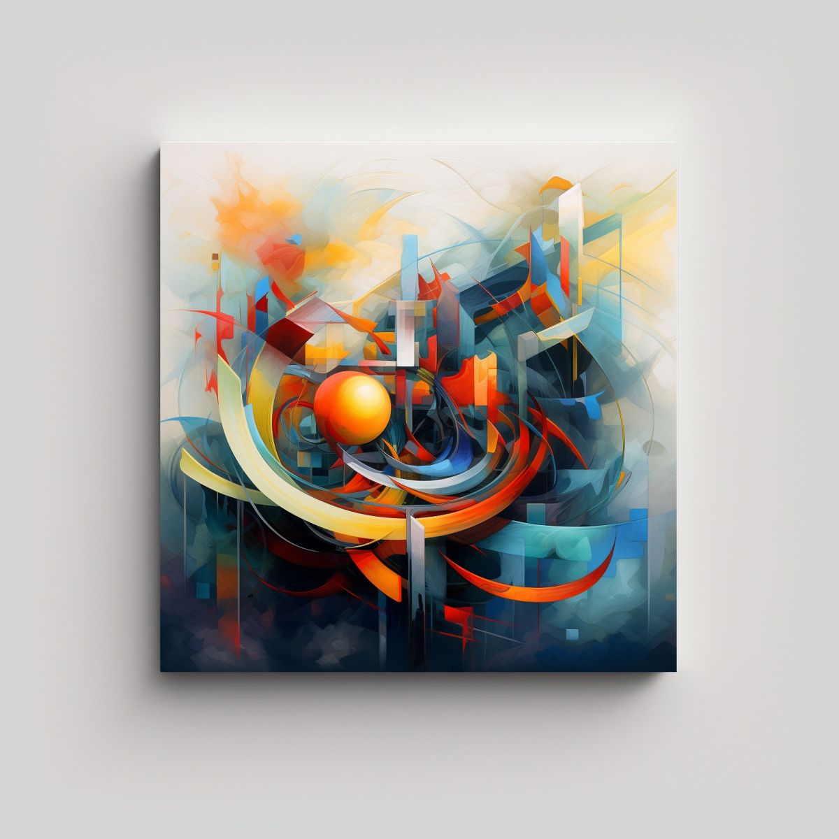 GENERICO - Pinturas De Arte Dibujo Clasico Abstracto Usando 70x70 Cm