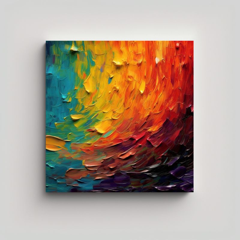 GENERICO - Pinturas Decorativas De Arte Fino Con Fondo De 60x60 Cm