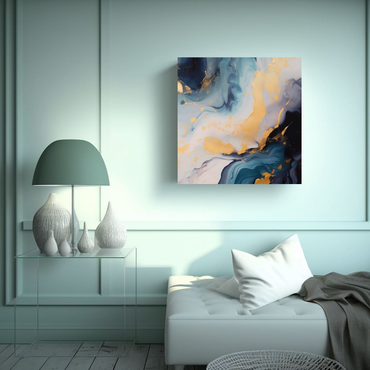 GENERICO - Lienzo De Tela Con Textura Intensa Y Suavidad 80x80 Cm