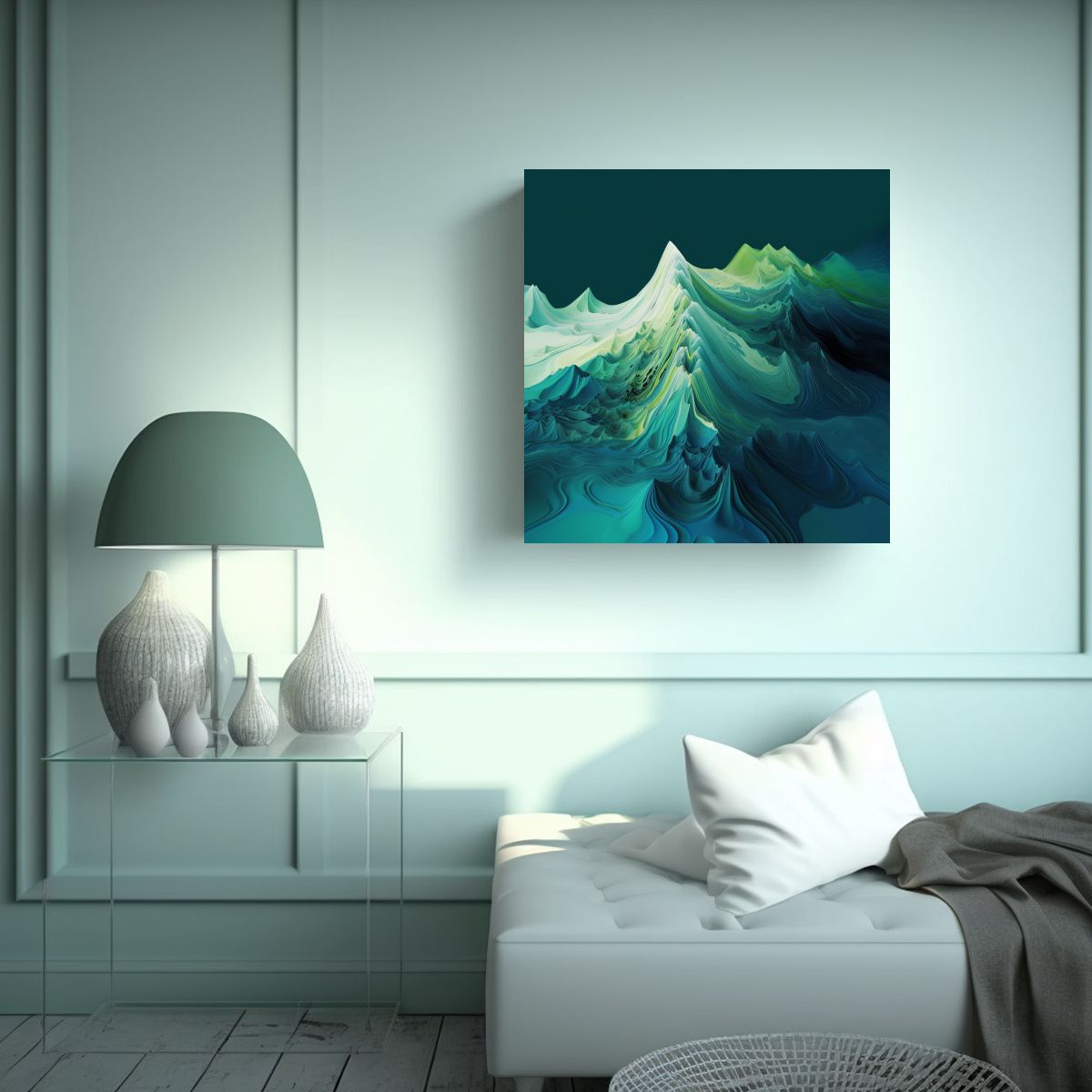 GENERICO - Tela En Bastidor Con Temática Inspiradora De 50x50 Cm