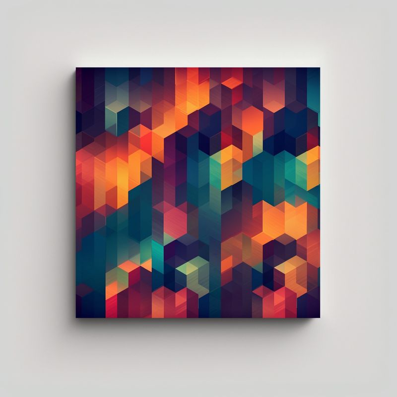 GENERICO - Pintura Decorativa Lienzo Tela Linda Estilo 70x70 Cm