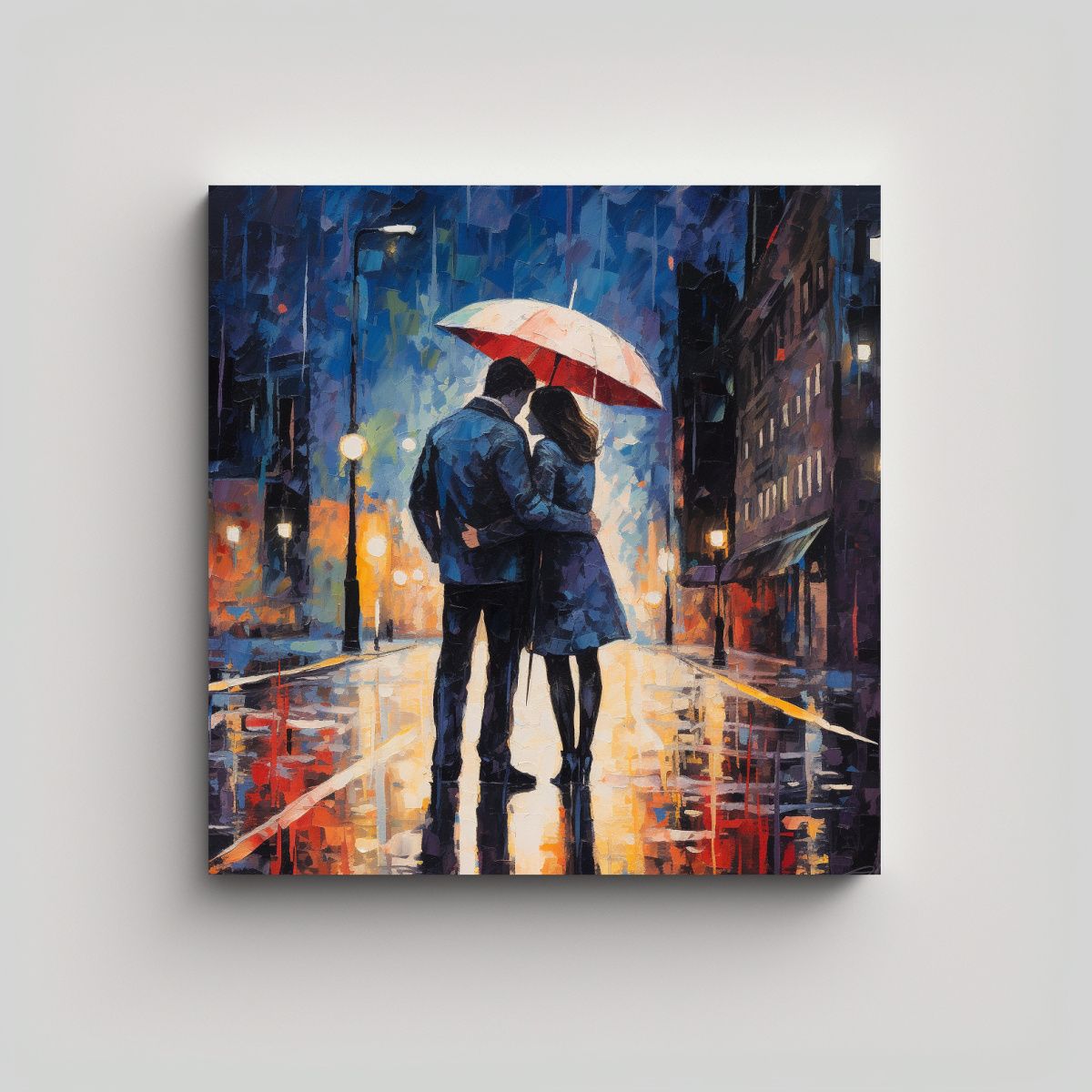 GENERICO - Pintura Acrílica Cuadro Espectacular Armonía De 90x90 Cm