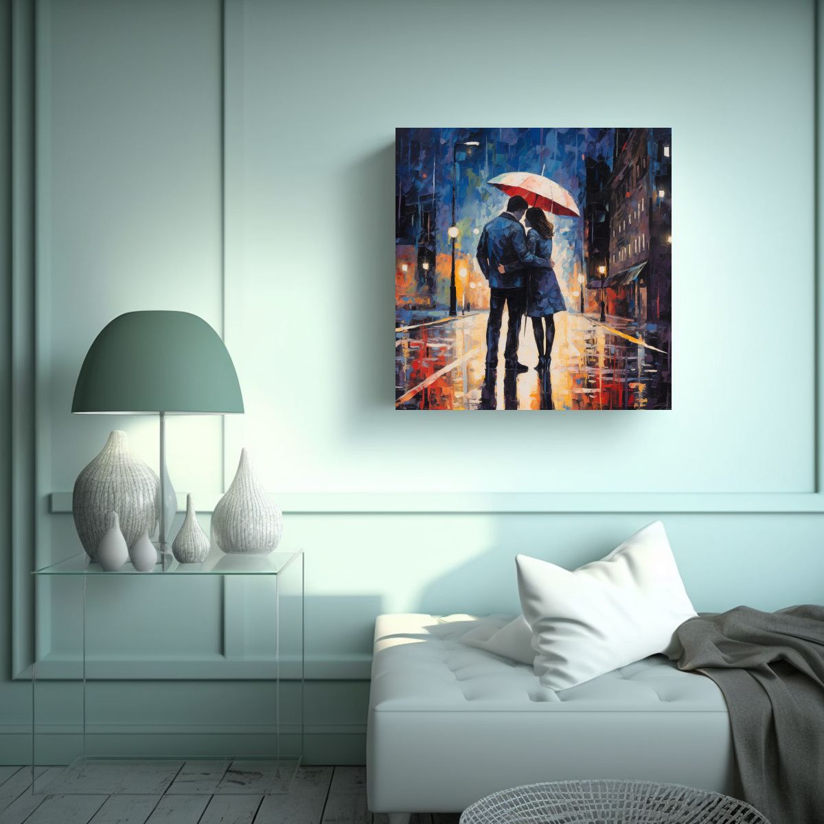 GENERICO - Pintura Acrílica Cuadro Espectacular Armonía De 70x70 Cm