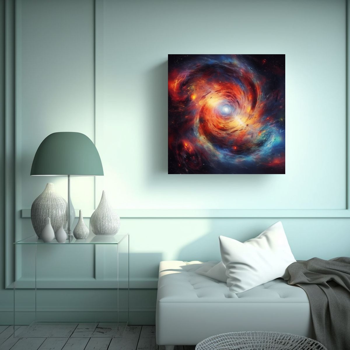 GENERICO - Pinturas Decorativas De Tela Sublimada Estética 70x70 Cm