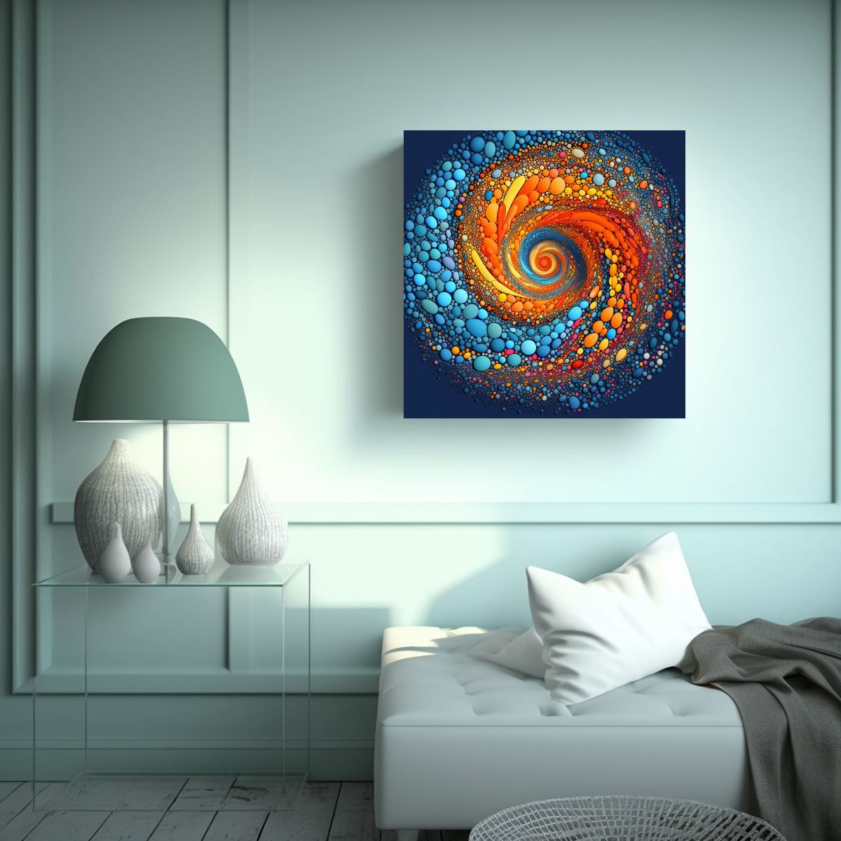 GENERICO - Cuadro De Decoración Canva Inspirador Naturaleza 50x50 Cm