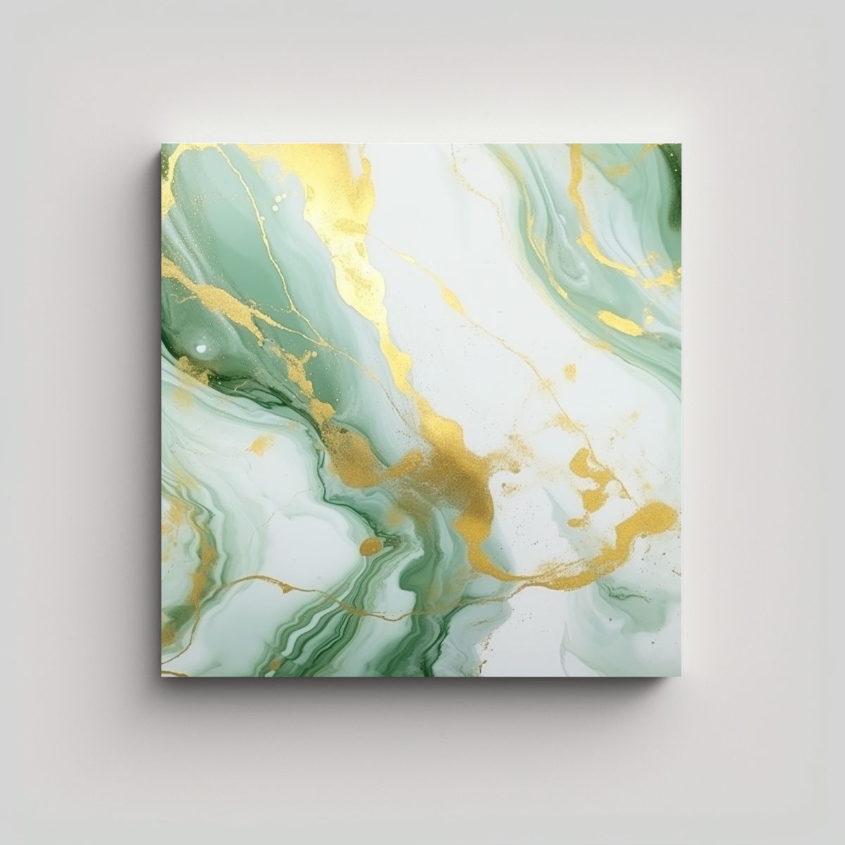 GENERICO - Cuadro Sublimado En Bastidor Con Textura Mármol 80x80 Cm