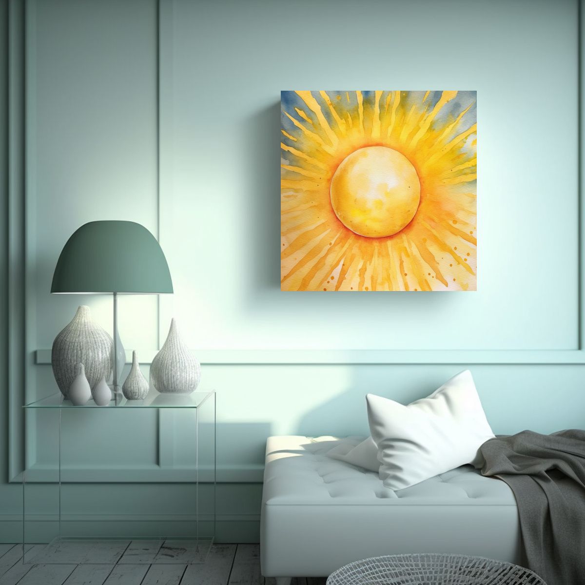 GENERICO - Cuadro Pared Tela Sublimada Simplicidad Pintura 50x50 Cm