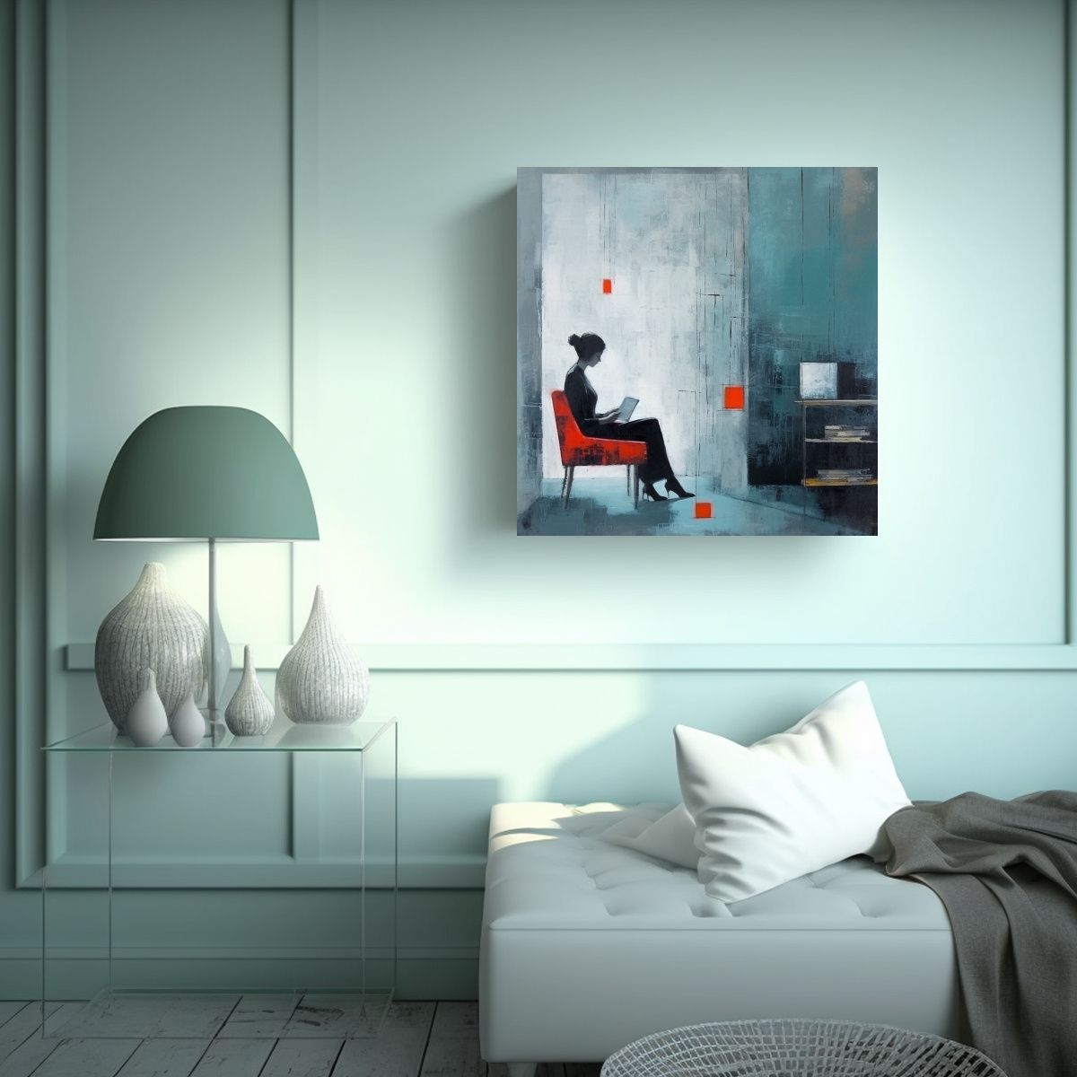 GENERICO - Cuadro De Decoración Minimalismo, Días 70x70 Cm