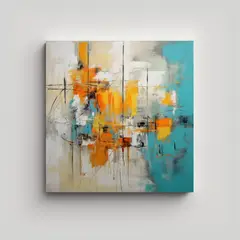 GENERICO - Cuadro Decoración Armonía Contemporánea De 50x50 Cm
