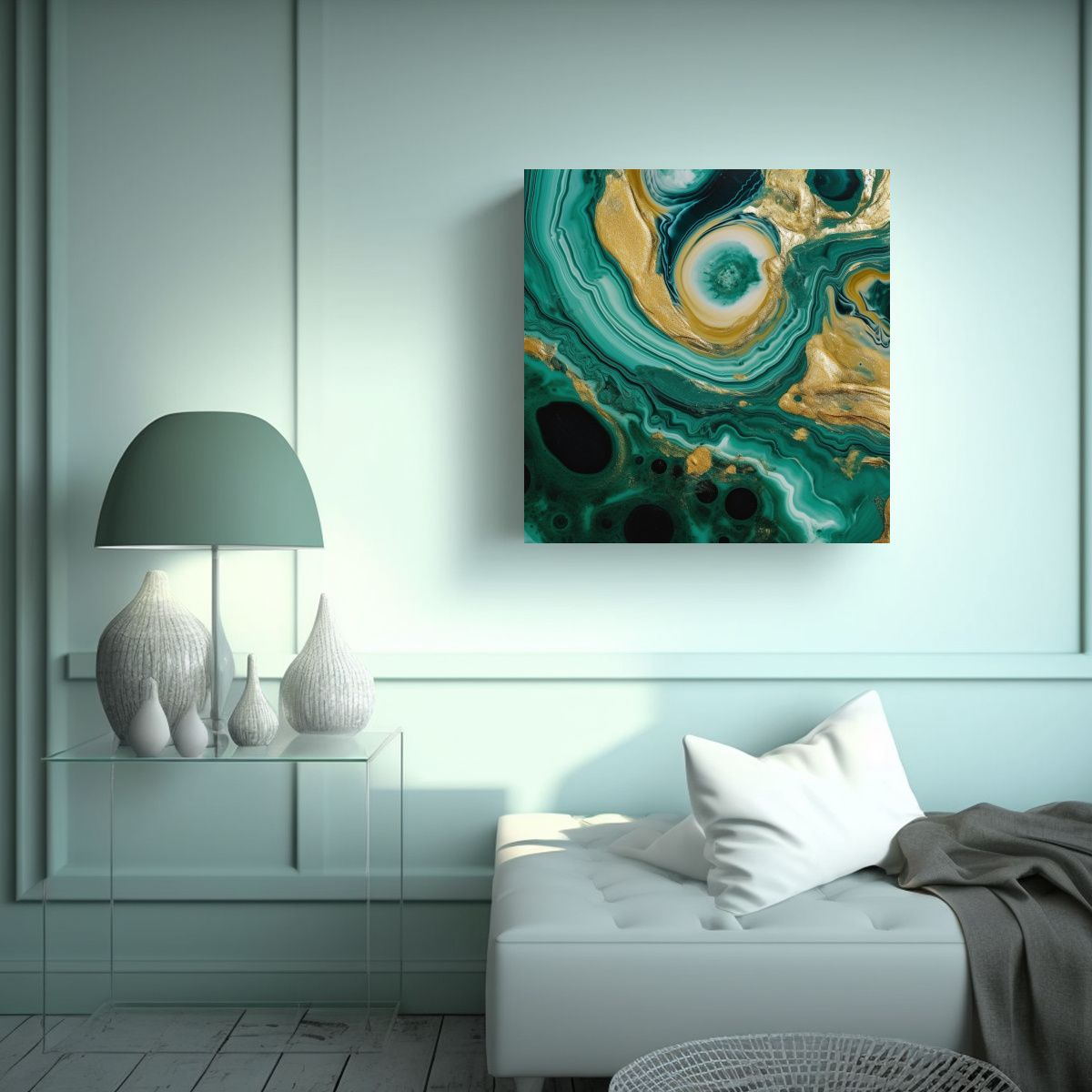 GENERICO - Pintura Decorativa Original Mármol Líquido Y 70x70 Cm
