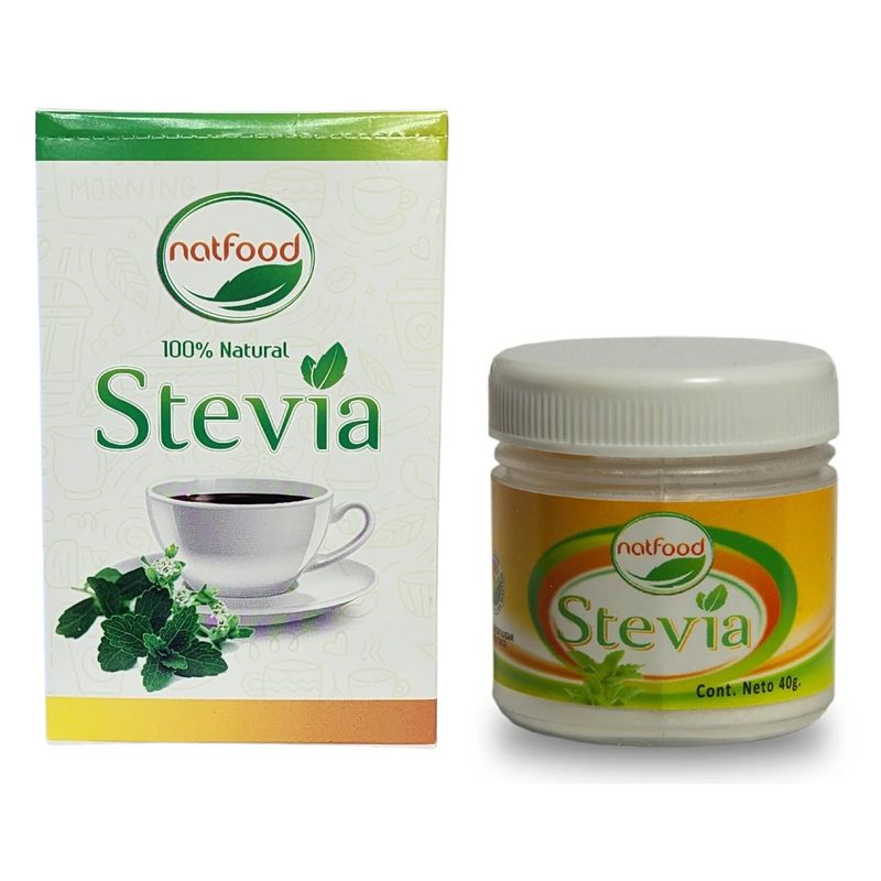 GENERICO - Natfood Pack Stevia Natural 40gr +Sachet 50 Unidades