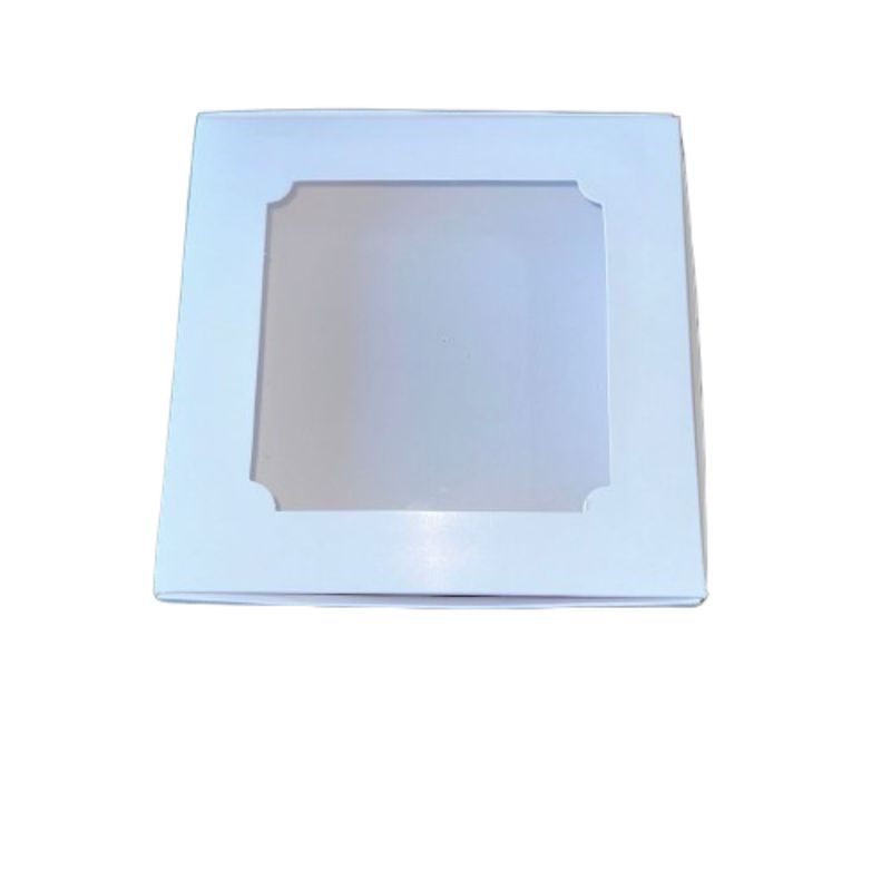 GENERICO - Pack 5 Caja B con Ventana 19x19x3 cm