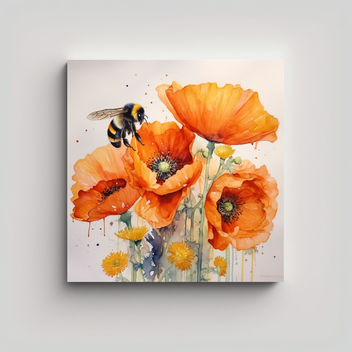 GENERICO - Creativa Calma McScones Lienzo De Abeja Con 80x80 Cm