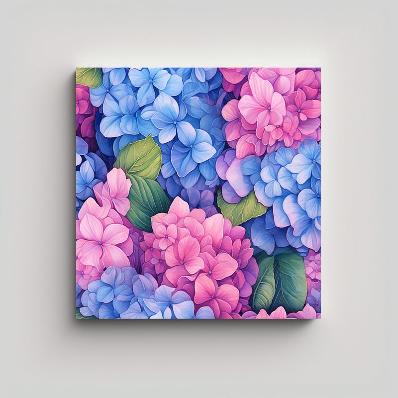 GENERICO - Arte De Pared Fotografía Colorida 3D, Patrón De 70x70 Cm
