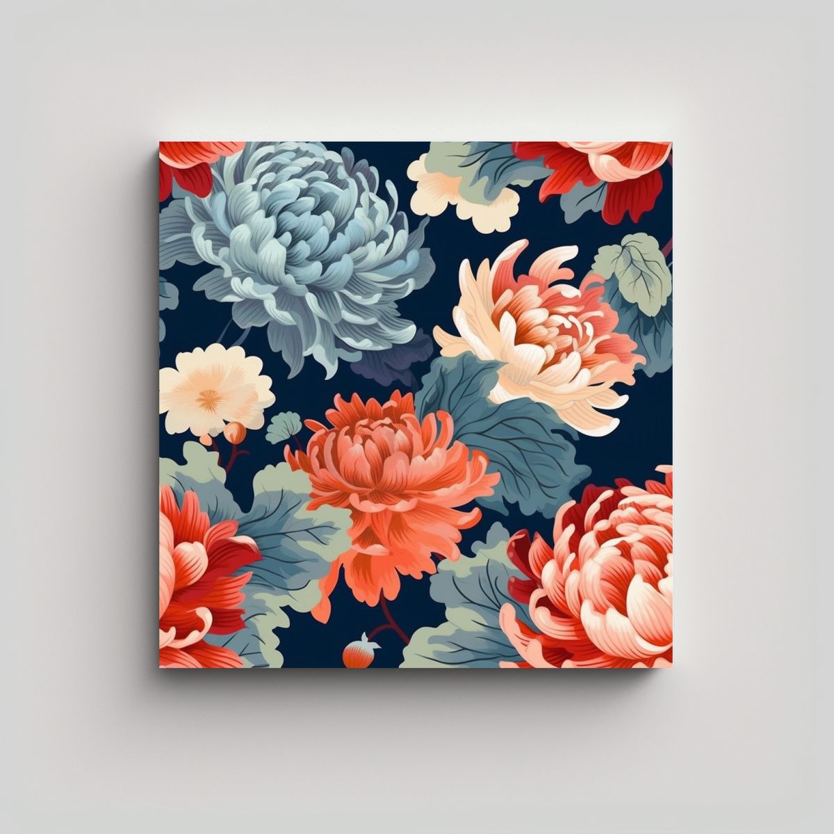 GENERICO - Mágico Parque Cuadro Floral Decorativo Para 50x50 Cm