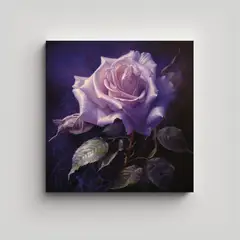 GENERICO - Ilustración Canva, Luminosidad, Color Rosa 90x90 Cm