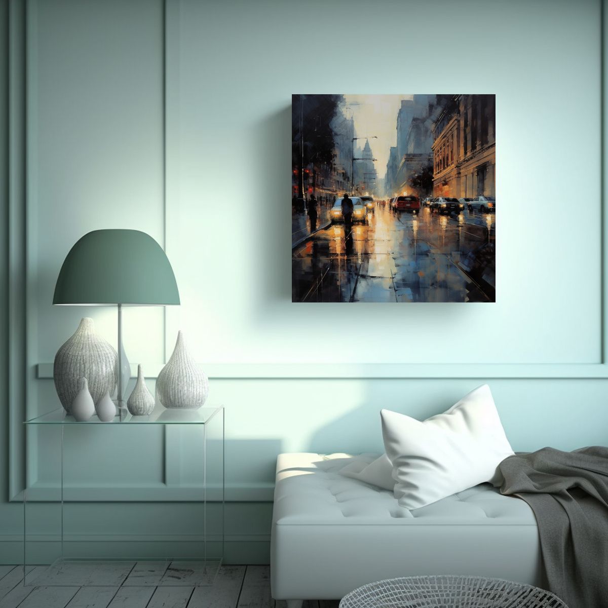 GENERICO - Pinturas Decorativas En Bastidor Estilo Alvaro 70x70 Cm